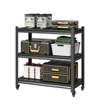 Heavy Duty Garage Shelving 3-TIER Adjustable Metal Storage Rack For Kitchen Home. Fixed Price $59.99.
