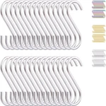 Hooks For Hanging Pack Of 30, Heavy Duty Stainless Steel Metal Mutil Purpose. Fixed Price $8.74.