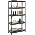 5-TIER Heavy Duty Metal Shelving Unit Garage Shelves Utility Rack Adjustable. Fixed Price $44.81.