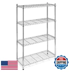 Whitmor 4 Tier Supreme Shelves, Adjustable Metal Storage Durable Heavy. Fixed Price $131.76.