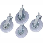 Nexel Stem Casters (4) 8" 2.80" Full Pneumatic 1000 Lb. Cap.. Fixed Price $172.97.