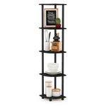 Furinno Turn-n-tube Corner 5-TIER Bookshelf Open Storage Shelves. Fixed Price $62.10.