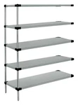 Quantum Storage Systems AD63-2460S-5 Wire Shelf Add-on Kit Stainless 86IN. Fixed Price $2016.58.