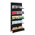 Pegboard Display Stand, 3X6.5 Feet Gondola Retail Shelving Wall For C.... Fixed Price $308.91.