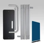 3FT Straight Tube Display Fabric Tension Exhibition Trade Show 36" 90". Fixed Price $75.00.