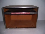 Vintage Louisville Paper And Mfg. Co. Advertising Desk Organizer Tray Box. Fixed Price $41.99.