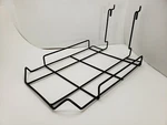 Set Of 12 Slatwall And Pegboard Baseball Cap Hat Black Metal Wire Display. Fixed Price $60.00.