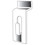 Hubert Chrome Slatwall Picture Hooks. Fixed Price $22.22.