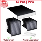 50 Pcs Clear Moveable Shelf Label Holders W/ Insert, Bookshelves Tags. Fixed Price $45.19.