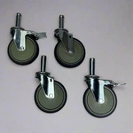 Quantum Storage Swivel Stem Caster Kit For Wire Shelving 5"X1"X1/4" WR-00H. Fixed Price $99.68.