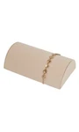 Sswbasics Half Moon Khaki Faux Suede Bracelet Display. Fixed Price $11.76.