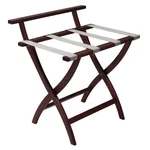 Wooden Mallet's Oak Luggage Rack Stylish Wall-saver Design. Fixed Price $146.26.