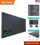 Slatwall Storage Systems, 4 X 8FT Paneling Garage O.... Fixed Price $345.31.