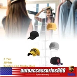 7 Tiers Hat + Cap Display Retail Rack Rotating Spinner Metal Stand Floor. Fixed Price $62.54.