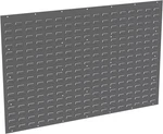 Louvered Steel Wall Mount Garage Organizer For Akrobin Bins, Grey, 52" X 34. Fixed Price $377.99.