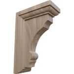 Ekena Millwork BKTW02X04X06TMWA Small Thompson Wood Brackets 1/2W 4D. Fixed Price $44.13.