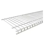 Superslide 48"X12" White Wire Closet Shelf Ventilated Storage Rack. Fixed Price $15.79.