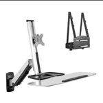 New Box Mount-it Wall Mounted Sit-stand Single Monitor Workstation. Fixed Price $99.99.