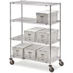 Metro Super Erecta Shelf Trucks With Wire Shelves - 60"WX24"D 68"H. Fixed Price $905.99.