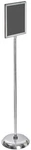 Azar Double-sided Floor Sign Stand 300283 8.5" X 11" Adjustable. Fixed Price $89.99.