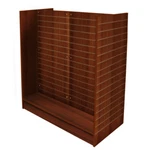 Slatwall Gondola Unit 48"W X 24"D 54"H Cherry. Fixed Price $919.77.