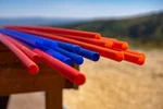 Plastic Glitter Poles-boundary Marking, Hazards, Sports, 1" Od 94", 25 Per Box. Fixed Price $137.50.