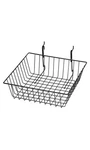 Sswbasics 12" X 4" Black Mini Grid Basket For Slatwall & Wire. Fixed Price $23.50.