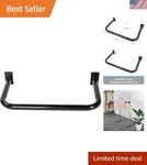 U-shaped Black Hangrail For Wire Grid Slat Wall Accessories Display Organizer. Fixed Price $64.31.