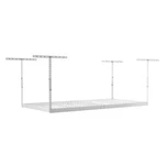 Monsterrax 4' 8' Overhead Garage Storage Rack Holds Up 500 Pounds, White. Fixed Price $199.98.