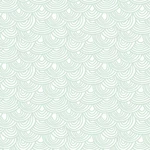 Light Green Lagoon Wave Art Deco Self Adhesive Vinyl Contact Paper Peel Stick. Fixed Price $15.99.