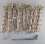 (10) Udizine SW161SP Slatwall Shelf Bracket For Glass / Wood Silverfrost. Fixed Price $106.07.