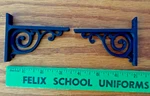 Shelf Shelving Brackets Black 3INX2.5IN Curio Display Durable Elegant Country. Fixed Price $5.97.