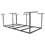 Fleximounts 4X8 Overhead Garage Storage Rack Without Decking, Ft, Black. Fixed Price $147.99.