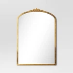 20" X 30" Decorative Wall Mirror Gold Modern Powder-coated Metal Novelty Shape. Fixed Price $45.99.