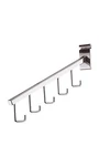 Sswbasics 5-J-HOOK Waterfall Chrome Faceout For Wire Grid Pack Of. Fixed Price $47.88.