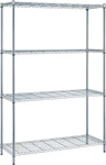 Standing Shelf Units Storage Adjustable Wire Shelves Heavy Duty Shelving Rack. Fixed Price $225.71.