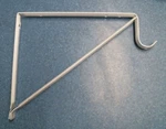 Knape & Vogt Steel Shelf/rod Bracket, White (RP-0045-WT) Fs. Fixed Price $12.00.