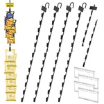 Hanging Merchadise Strips With HOOKS,32 Inches Chip Display Rack Stand 48 Clips. Fixed Price $38.99.