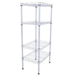 Karl Home 4-TIER Heavy Duty Steel Freestanding Shelving Unit (9.84 In. W). Fixed Price $24.95.