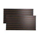 Ft X Horizontal Black Slatwall Easy Panels (24"H 48"L) - Pack Of. Fixed Price $106.55.