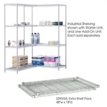 Safco 48"X18" Industrial Extra Shelf Pack Gray. Fixed Price $163.84.