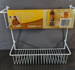 Closet Maid Tier Storage Rack Hardware White Wire 10 5/8 X 12.5 3/4 In. Fixed Price $14.99.