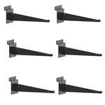Pcs Heavy Duty Slatwall Shelf Brackets 6.3 Inch Metal For She.... Fixed Price $25.29.