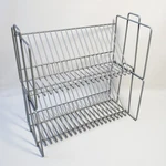 Lot Of Vintage Ikea Vink Cd Storage Stackable Wire Rack 100.239.49 Grey Metal. Fixed Price $49.99.