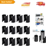 High-quality Abs Wire Shelving Clips 12 Pairs For 1-INCH Metal Post Shelves. Fixed Price $14.87.