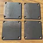 Lot Of Weld On Bolt Plates 4X4 W/ Holes Pipe Tube Base Roll Cage Fence Bracket. Fixed Price $12.00.