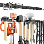 64'' Garage Tool Organizer Wall Mount, 620LBS Heavy Duty Metal Storage Rack .... Fixed Price $35.38.