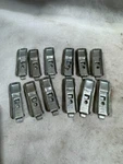 Republic Steel Shelf Clips Industrial Metal Shelving Lot Of Twelve (12). Fixed Price $29.99.