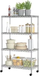 Solid Steel Wire Shelving Storage Unit Adjustable Shelves For Home. Fixed Price $69.99.