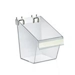 Azar Displays Small Clear Plastic Bucket For Pegboard, 4-PK. Fixed Price $44.92.